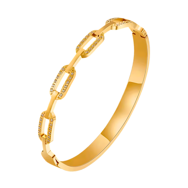 Danica Gold Chain Bangle Unbranded