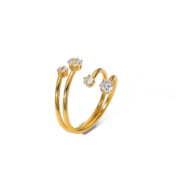 Alaina Ring Adjustable Stainless Steel Non Tarnish Unbranded