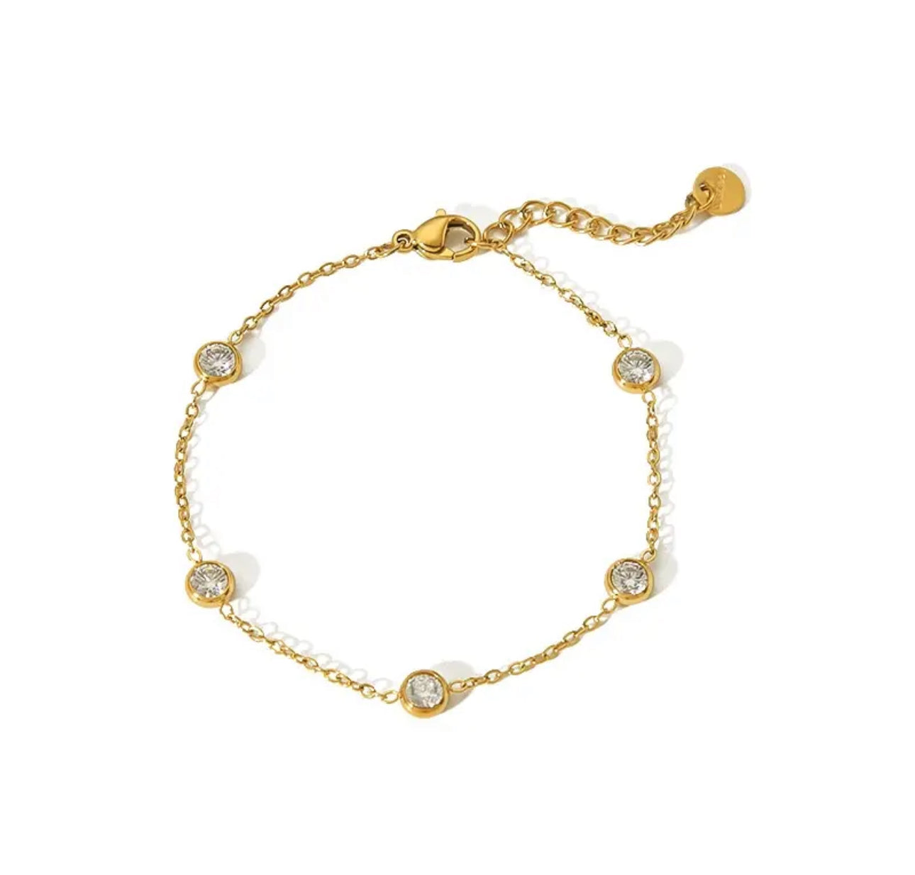 Alaina Stone Bracelet Stainless Steel Non Tarnish Unbranded