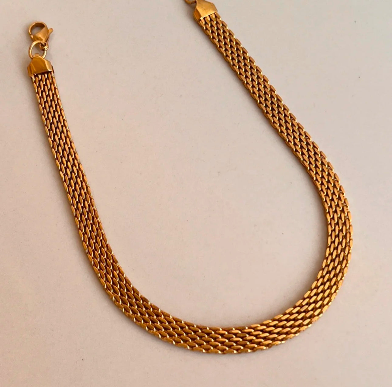 Sienna Gold Chain Necklace Stainless Steel Non Tarnish Unbranded