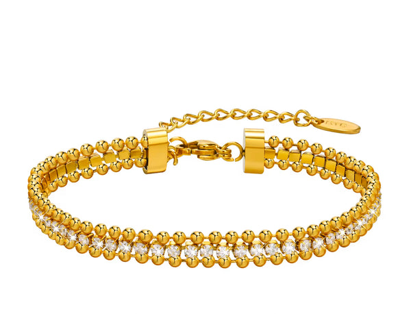 Ayesha Beaded Tennis Bracelet