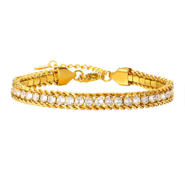 Ayesha Cuban Tennis Bracelet