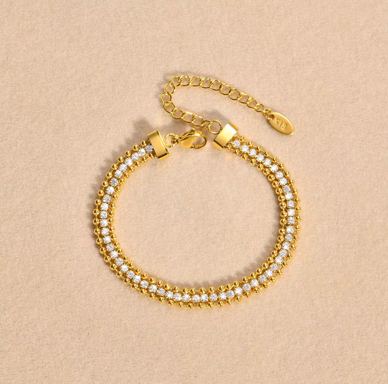 Ayesha Beaded Tennis Bracelet