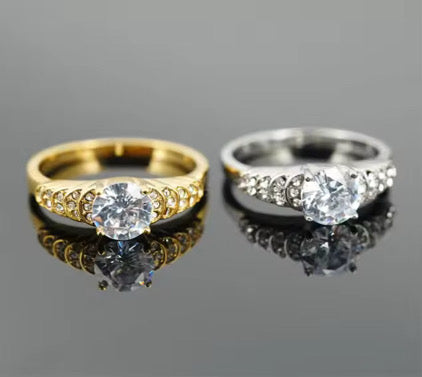 Maha Stone Ring Gold & Silver Unbranded