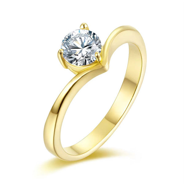 Ariella Drop Classic Stone Ring Unbranded