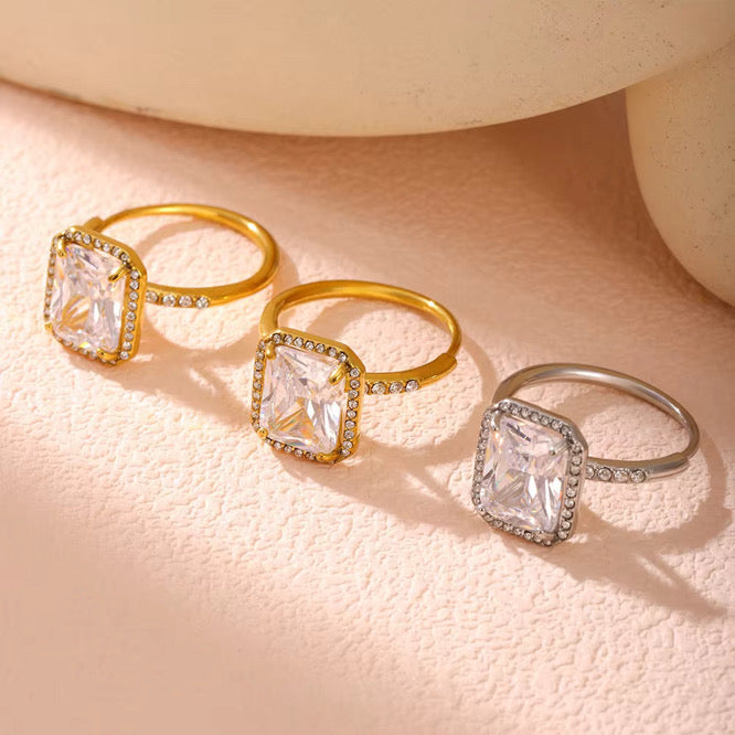 Myra Adjustable Stone Ring Unbranded