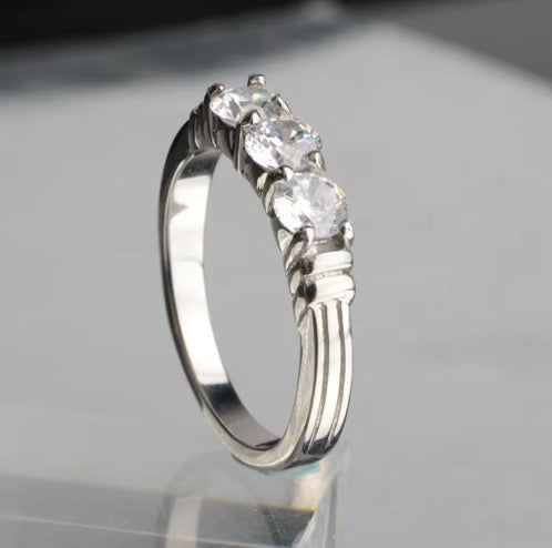 Trilogy Stone Ring Unbranded