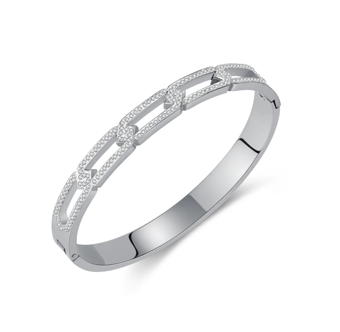 Links Bangle Stainless Steel Non Tarnish Unbranded