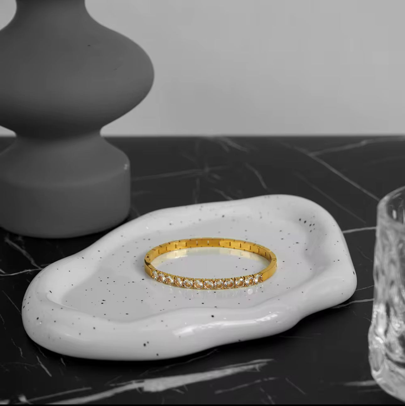 Eternity Stone Bangle Unbranded