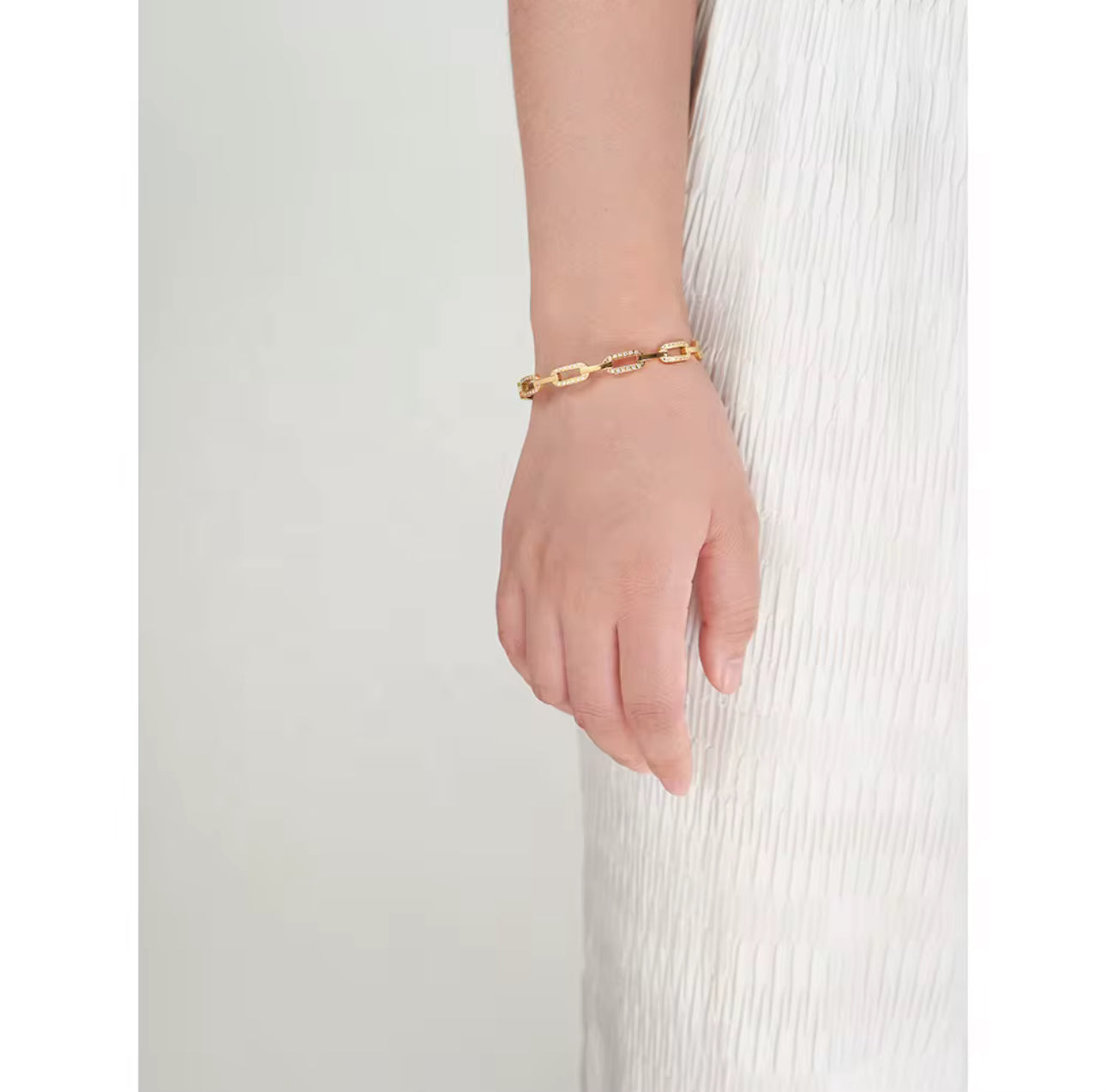 Danica Gold Chain Bangle Unbranded