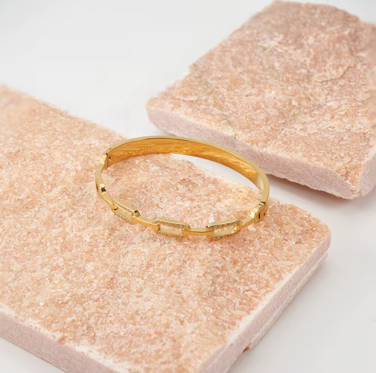 Danica Gold Chain Bangle Unbranded