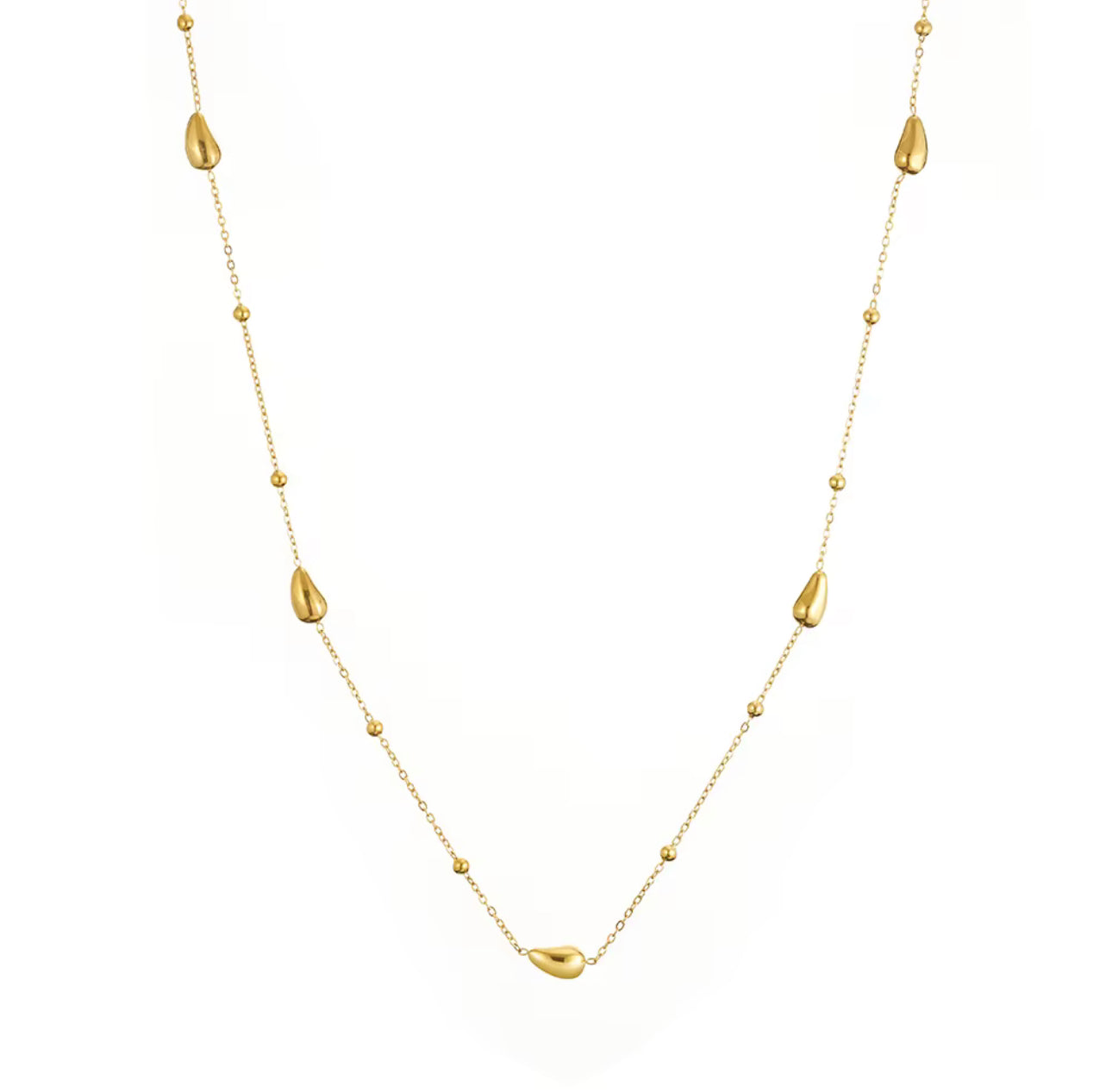 Liya Beaded Necklace Longer Length Unbranded