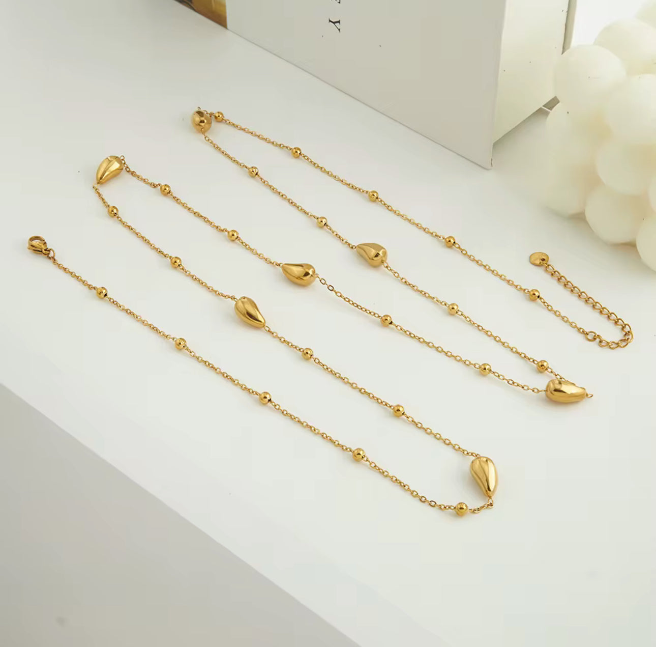 Liya Beaded Necklace Longer Length Unbranded