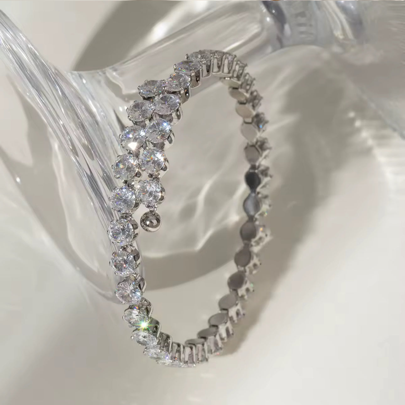 Stretchy Stone Bangle Adjustable Non Tarnish Unbranded