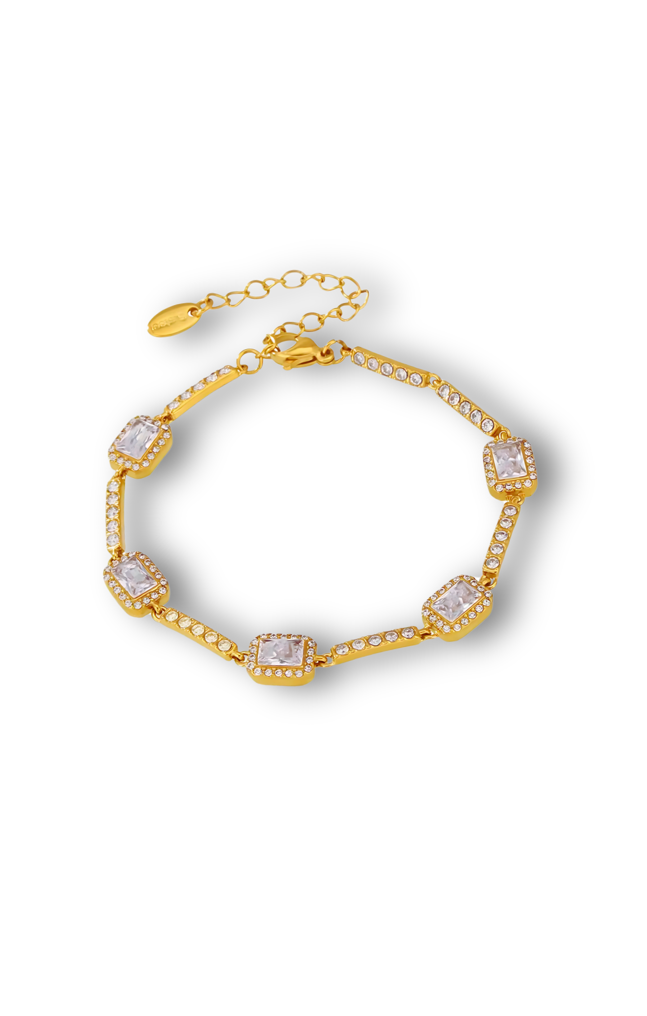 Myra Stone Bracelet Gold & Silver Unbranded
