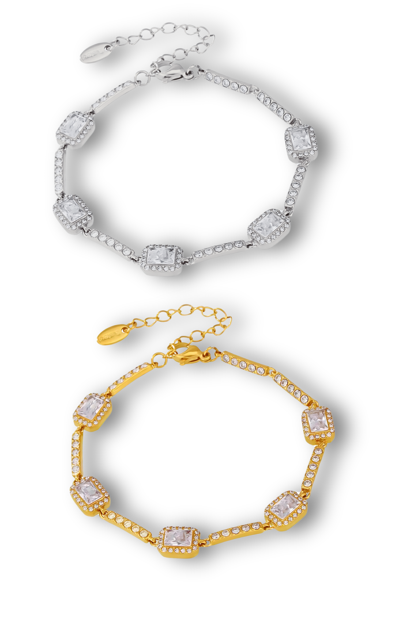 Myra Stone Bracelet Gold & Silver Unbranded