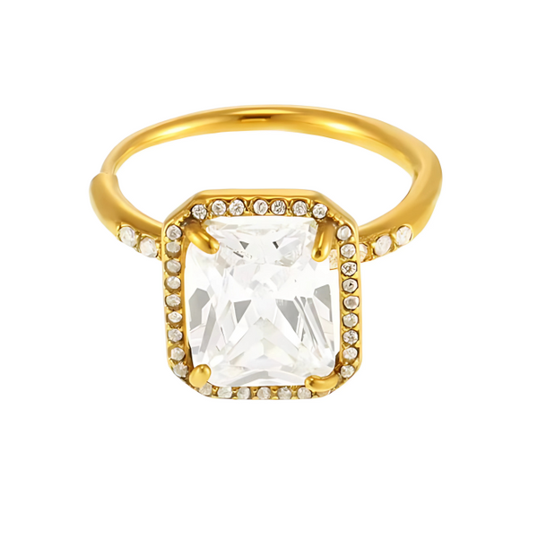 Myra Adjustable Stone Ring Unbranded