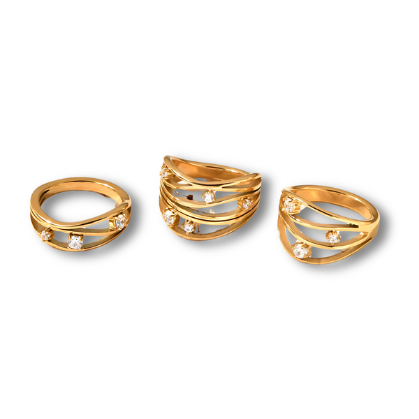 Arabella Stone Wave Ring Unbranded
