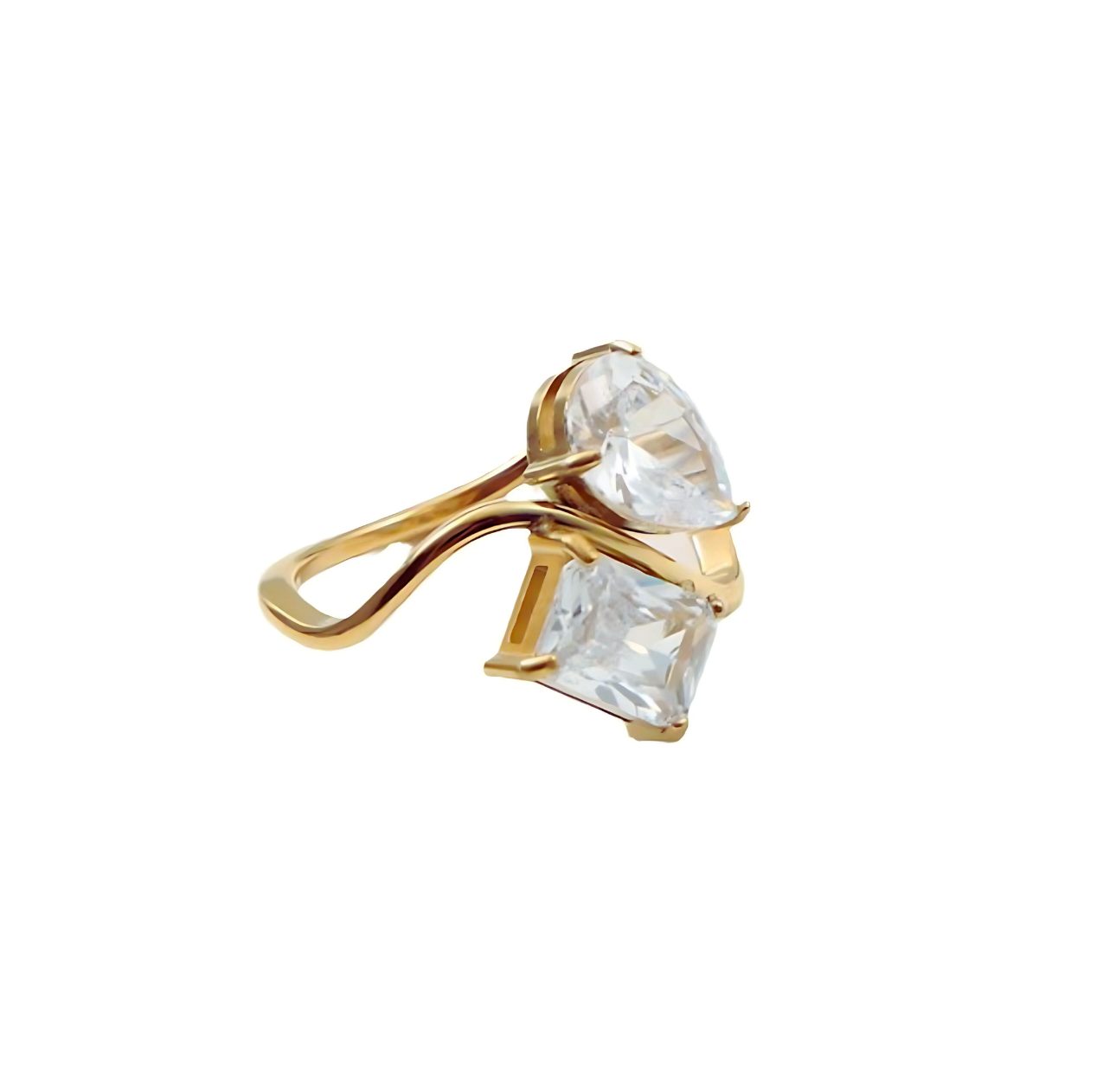 Toi et Moi Stone Ring