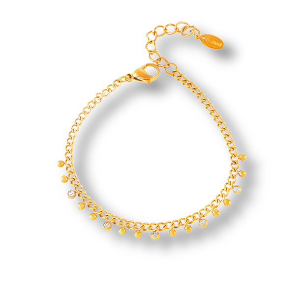 Leila Beaded Stone Bracelet