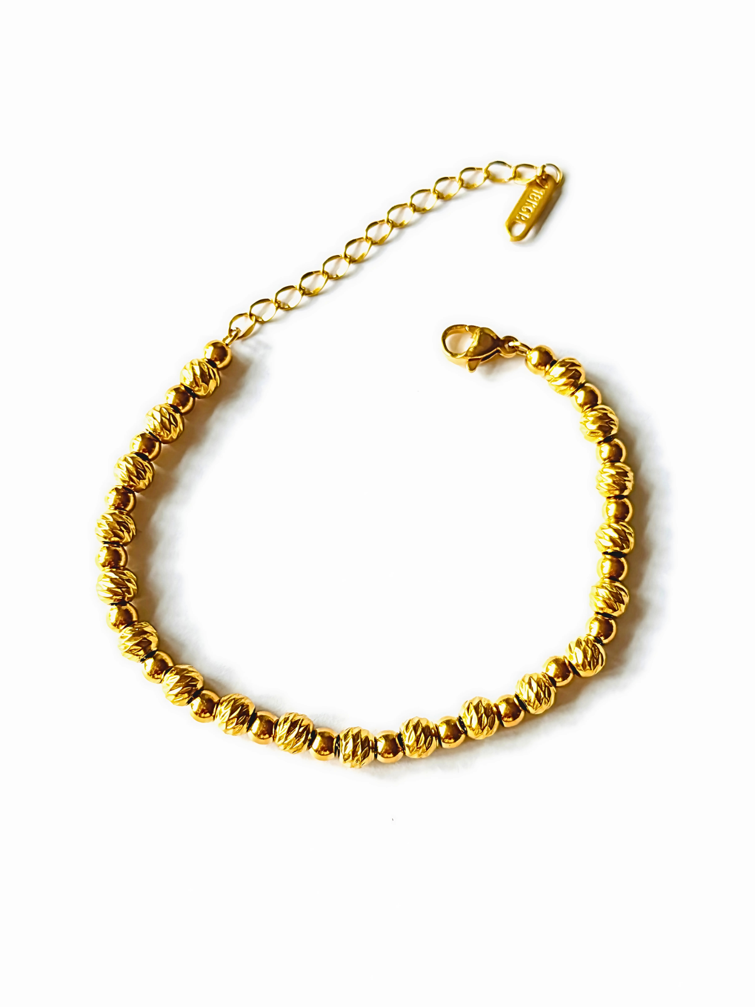 Rehma Beaded Bracelet Gold & Silver Unbranded